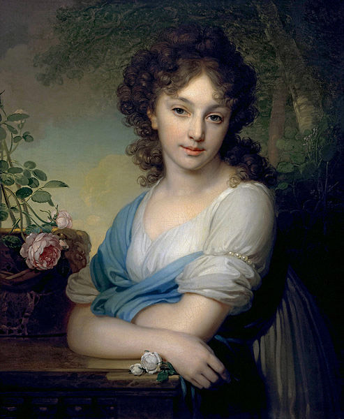Portrait of Elena Alexandrovna Naryshkina